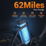 Faltbares Elektrofahrrad - HILLMILES - MilePort 1 - Reichweite 62 km - 250-W-Motor - 36-V-13-Ah-Batterie - Bild 5