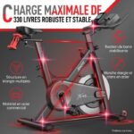 Heimtrainer – JOROTO X4S – APP-Konnektivität – 6-stufiger Magnetwiderstand – 18 kg Schwungrad – Gurtsystem - Bild 2