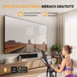 Ellipsentrainer für zu Hause, Merach, 8 Widerstandsstufen, manuelle Einstellung, mit Monitor, APP verbunden - Bild 2