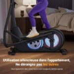 Ellipsentrainer für zu Hause, Merach, 8 Widerstandsstufen, manuelle Einstellung, mit Monitor, APP verbunden - Bild 3